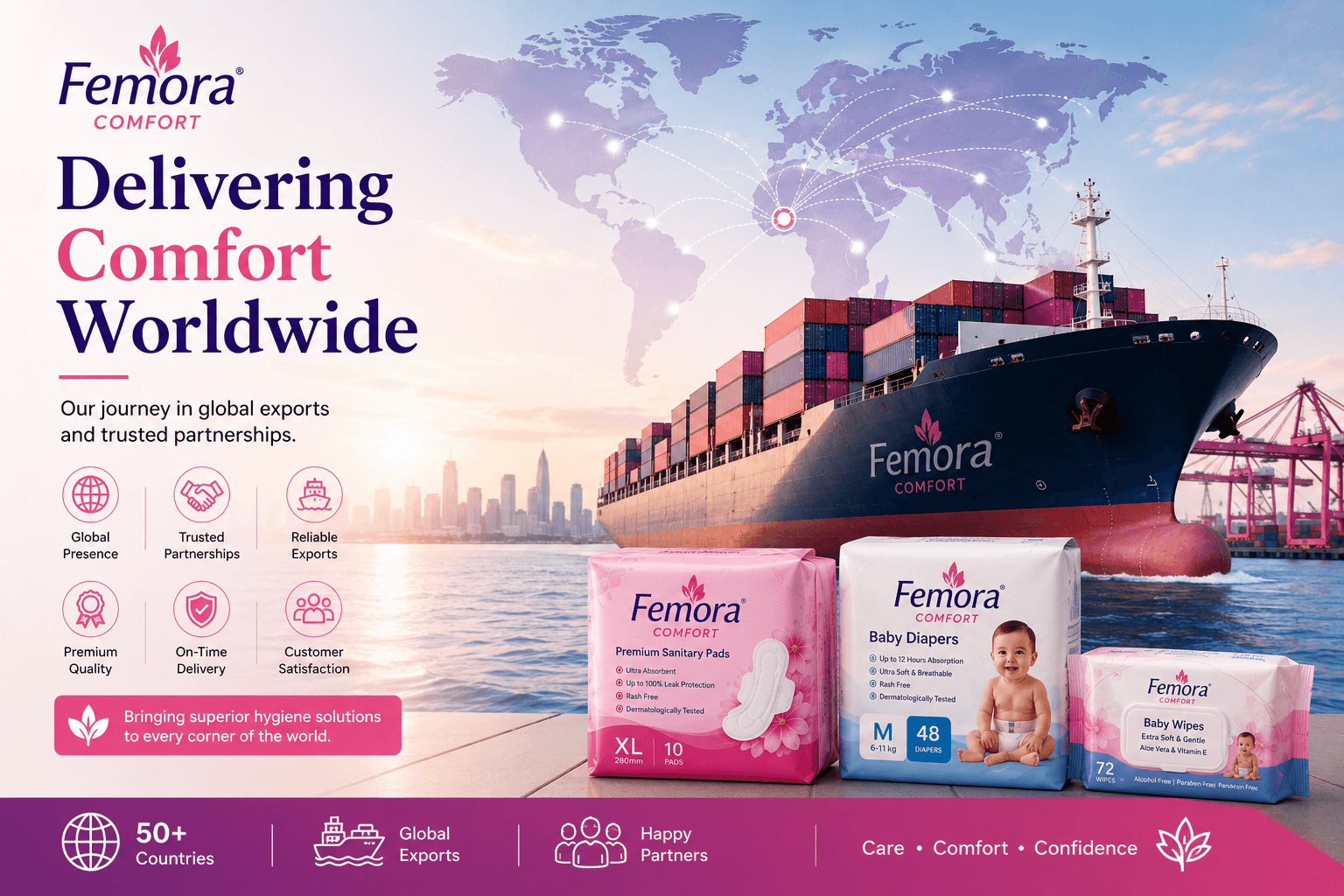 Delivering Comfort Worldwide: Our Global Export & Port Logistics