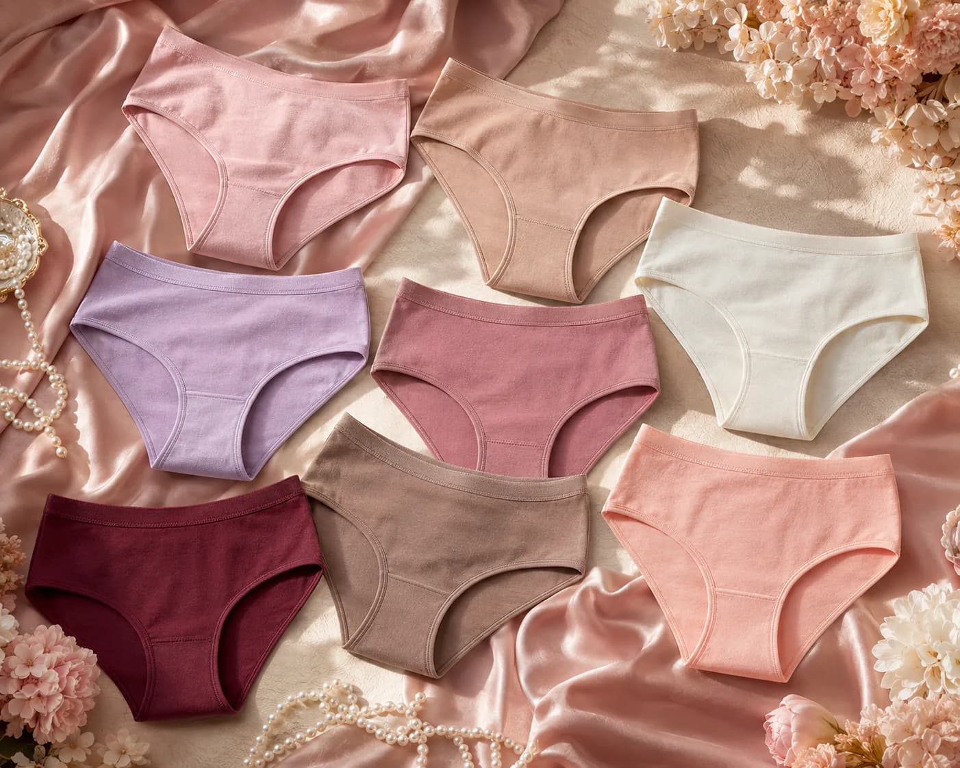 Breathable Combed Cotton Hypoallergenic Panties